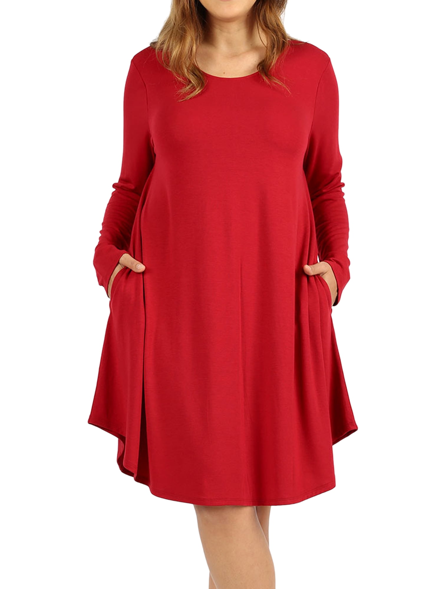 Tunic Dress with Side Pockets ...